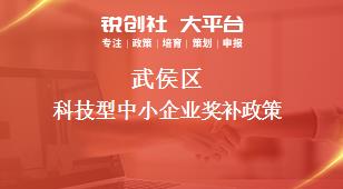 武侯区科技型中小企业奖补政策